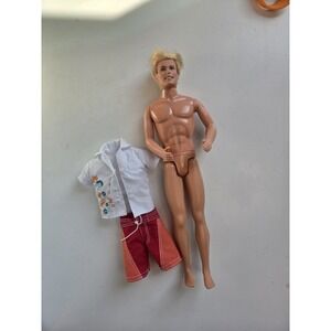 Vintage Mattel 12 Inch Ken Doll Dated‎ 1968 Body & 1997 Head Straight Hair